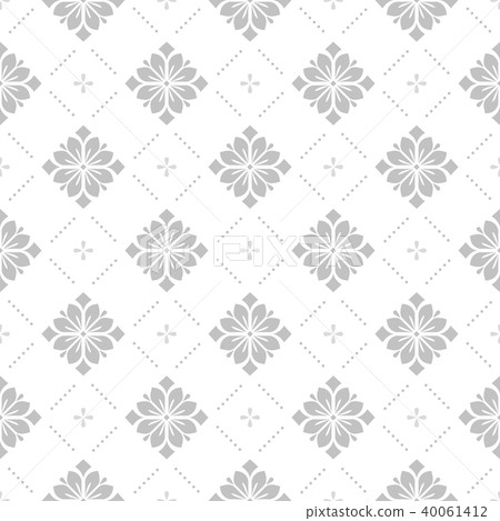 Flower geometric pattern. Seamless vector - Stock Illustration ...