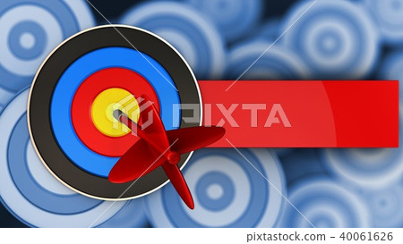 3d target with dart 3d target with dart 40061626
