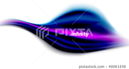 Vector 3d fluid colors wave background 40061836