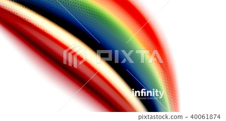 Vector 3d fluid colors wave background, flowing abstract shape with dotted texture, liquid mixed Vector 3d fluid colors wave background, flowing abstract shape with dotted texture, liquid mixed 40061874