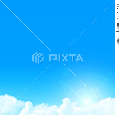 天空夏天風景背景 天空夏天風景背景 40062355