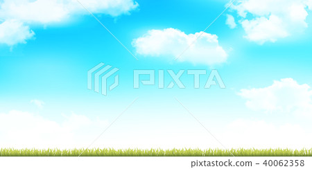 天空夏天風景背景 天空夏天風景背景 40062358