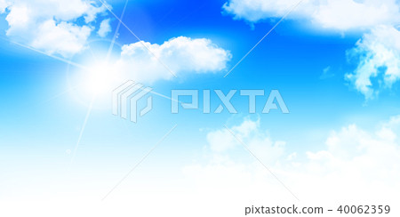 天空夏天風景背景 天空夏天風景背景 40062359