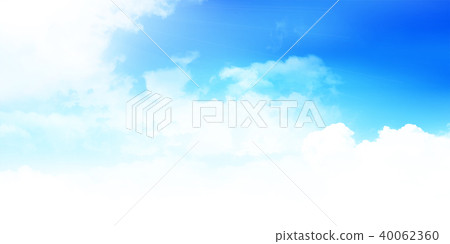 天空夏天風景背景 40062360
