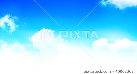 天空夏天風景背景 40062362