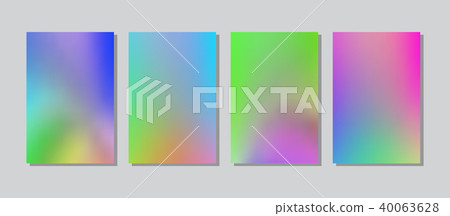 Screen gradient set with modern backgrounds.-插圖素材 [40063628] - PIXTA圖庫