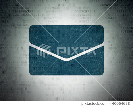 Finance concept: Email on Digital Data Paper background 40064658