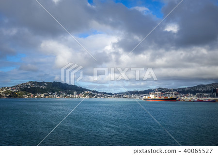 Wellington city view from the sea, New Zealand Wellington city view from the sea, New Zealand 40065527