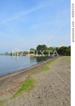 琵琶湖（滋賀縣長濱市公園鎮）的風景 40065554