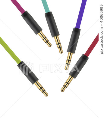 Studio audio or instrument cables isolated  40066999