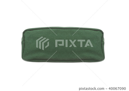 Bag with school tools on white background 40067090