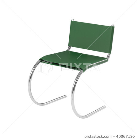 stylish green chair isolated on white background stylish green chair isolated on white background 40067150