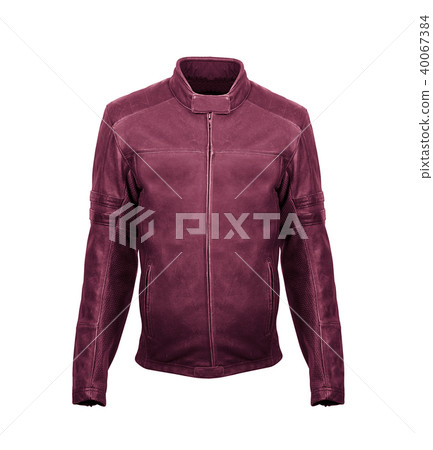 red leather jacket isolated on white background red leather jacket isolated on white background 40067384