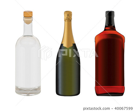 Bottles of alcoholic drinks Bottles of alcoholic drinks 40067599
