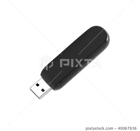 Usb flash drive on the white background Usb flash drive on the white background 40067636