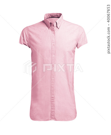 pink shirt isolated on white background pink shirt isolated on white background 40067653
