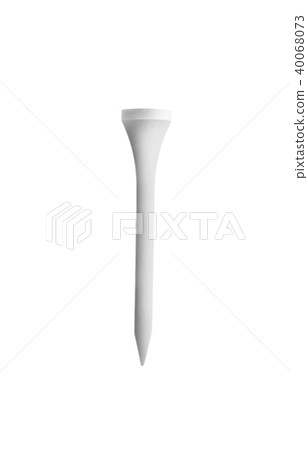 Golf tee isolated on white Golf tee isolated on white 40068073