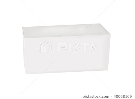 white box isolated on white white box isolated on white 40068169