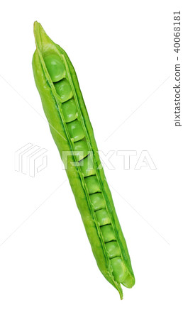 Pea Pod Isolated on a white background 40068181