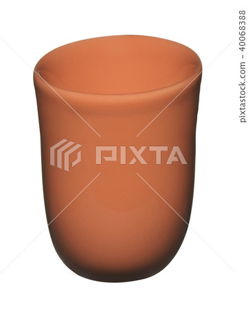 Ceramic pot isolated Ceramic pot isolated 40068388