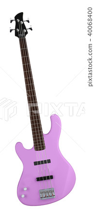 Electric bass guitar isolated Electric bass guitar isolated 40068400