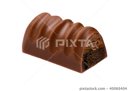 chocolate bar- on white background 40068404