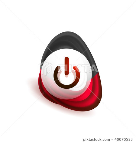 Glass transparent effect power start button, on off icon, vector UI or app symbol design Glass transparent effect power start button, on off icon, vector UI or app symbol design 40070553