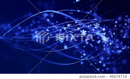 Christmas background with nice falling snowflakes 40074719