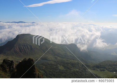 從Mt.山頂看到的後視圖 從Mt.山頂看到的後視圖 40075003