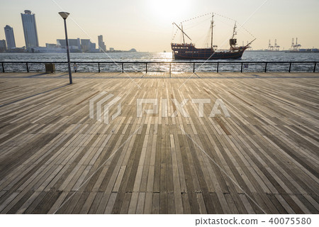 大阪口岸和金剛石點日落視圖 大阪口岸和金剛石點日落視圖 40075580