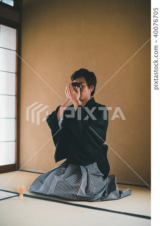 japanese tea ceremony, male, man 40076705