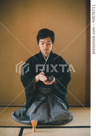 japanese tea ceremony, male, man 40076711