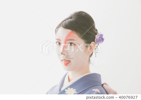 kimono, female, lady 40076927