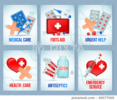 First Aids Kit Cards  40077000