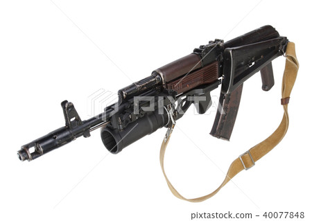 Kalashnikov AK with GP-25 grenade launcher Kalashnikov AK with GP-25 grenade launcher 40077848