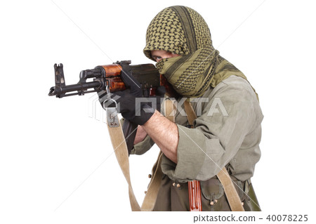 mercenary with AK 47 40078225