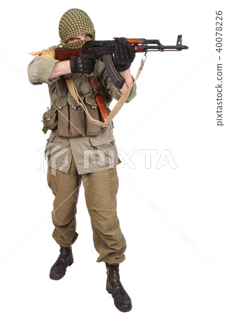 mercenary with AK 47 40078226