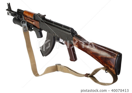 Kalashnikov with GP-25 grenade launcher 40078413