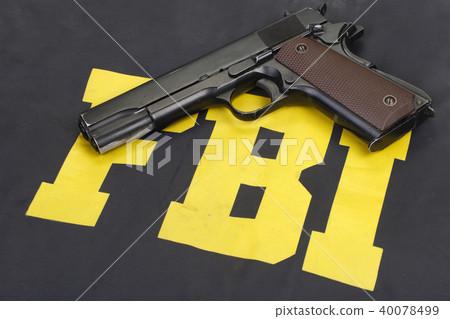 colt government m1911 handgun on fbi uniform colt government m1911 handgun on fbi uniform 40078499