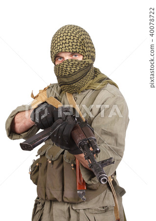 rebel with AK 47 rebel with AK 47 40078722