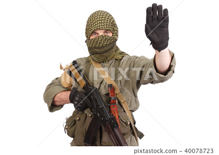 rebel with AK 47 rebel with AK 47 40078723