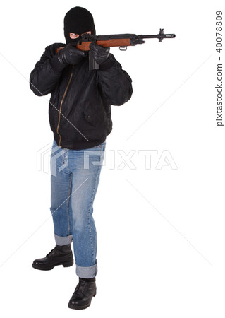 Robber with M14 rifle Robber with M14 rifle 40078809