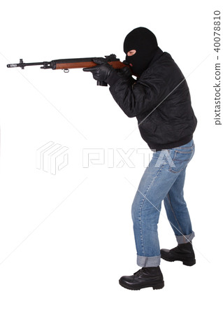 Robber with M14 rifle Robber with M14 rifle 40078810