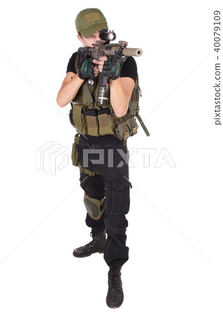 mercenary with m4 rifle mercenary with m4 rifle 40079109