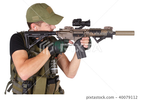 mercenary with m4 rifle mercenary with m4 rifle 40079112