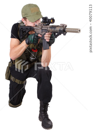 mercenary with m4 rifle mercenary with m4 rifle 40079113