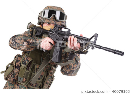US MARINES with m4 carbine 40079303