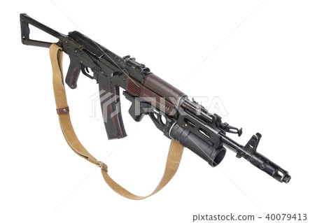 Kalashnikov AK with GP-25 grenade launcher 40079413
