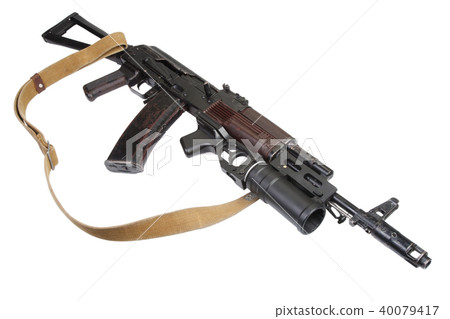 Kalashnikov AK with GP-25 grenade launcher Kalashnikov AK with GP-25 grenade launcher 40079417