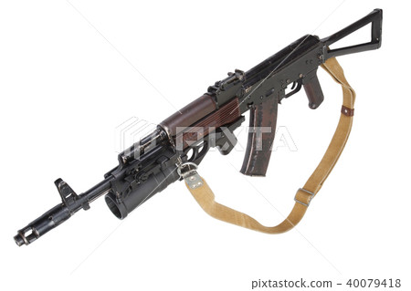 Kalashnikov AK with GP-25 grenade launcher Kalashnikov AK with GP-25 grenade launcher 40079418